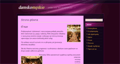 Desktop Screenshot of damsko-meskie.pl